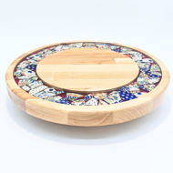Picture of SMALL DECOR ROUND BOARD Flowers Mix