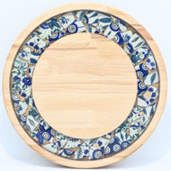 Picture of SMALL DECOR ROUND BOARD Flowers Mix