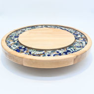 Picture of SMALL DECOR ROUND BOARD Flowers Mix