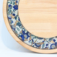 Picture of SMALL DECOR ROUND BOARD Flowers Mix