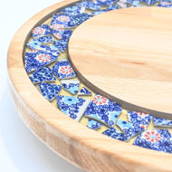 Picture of SMALL DECOR ROUND BOARD Flowers Mix
