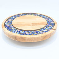 Picture of SMALL DECOR ROUND BOARD Flowers Mix