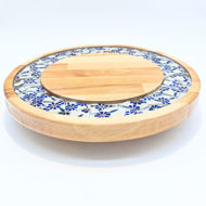 Picture of SMALL DECOR ROUND BOARD Flowers Mix