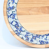 Picture of SMALL DECOR ROUND BOARD Flowers Mix