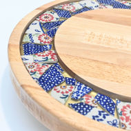 Picture of SMALL DECOR ROUND BOARD Flowers Mix