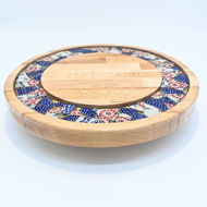 Picture of SMALL DECOR ROUND BOARD Flowers Mix