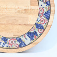 Picture of SMALL DECOR ROUND BOARD Flowers Mix