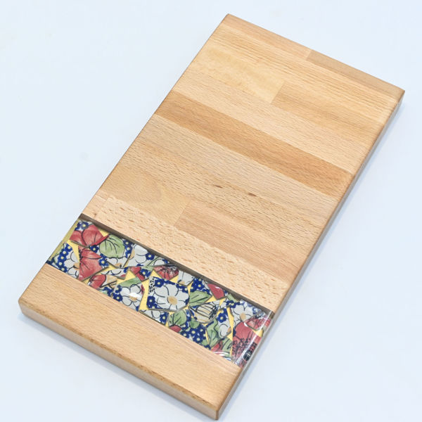 Picture of SMALL DECOR BOARD Ceramic Flowers Mix