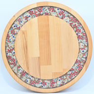 Picture of BIG DECOR ROUND BOARD with Ceramic Flowers MIX