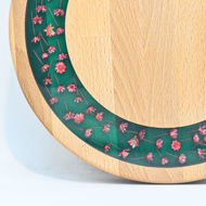 Picture of SMALL DECOR ROUND BOARD Flowers Mix