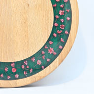 Picture of SMALL DECOR ROUND BOARD Flowers Mix