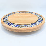 Picture of BIG DECOR ROUND BOARD with Ceramic Flowers MIX