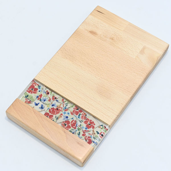 Picture of SMALL DECOR BOARD Ceramic Flowers Mix