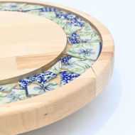 Obrazek Taca mała obrotowa - Ceramika Kwiaty MIX