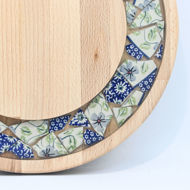 Obrazek Taca mała obrotowa - Ceramika Kwiaty MIX