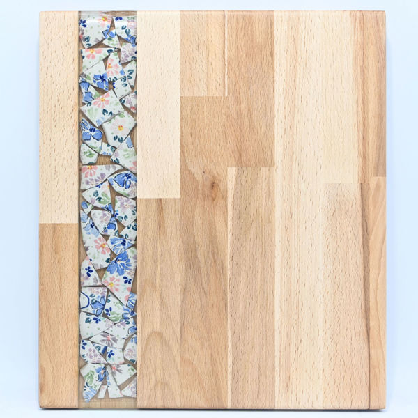 Obrazek Taca duża prostokątna - Ceramika Kwiaty MIX