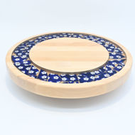 Obrazek Taca mała obrotowa - Ceramika Kwiaty MIX