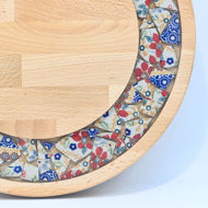 Obrazek Taca mała obrotowa - Ceramika Kwiaty MIX