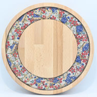 Picture of SMALL DECOR ROUND BOARD Flowers Mix