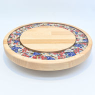 Picture of SMALL DECOR ROUND BOARD Flowers Mix
