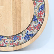 Picture of SMALL DECOR ROUND BOARD Flowers Mix