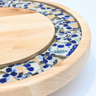 Obrazek Taca mała obrotowa - Ceramika Kwiaty MIX