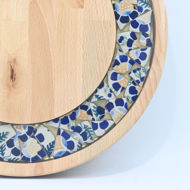 Obrazek Taca mała obrotowa - Ceramika Kwiaty MIX