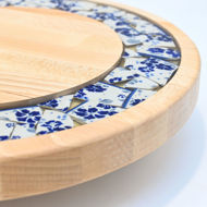 Obrazek Taca mała obrotowa - Ceramika Kwiaty MIX