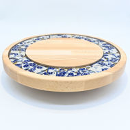 Obrazek Taca mała obrotowa - Ceramika Kwiaty MIX