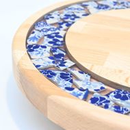 Obrazek Taca mała obrotowa - Ceramika Kwiaty MIX