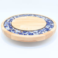 Obrazek Taca mała obrotowa - Ceramika Kwiaty MIX