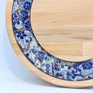 Obrazek Taca mała obrotowa - Ceramika Kwiaty MIX