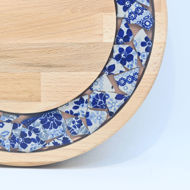 Obrazek Taca mała obrotowa - Ceramika Kwiaty MIX