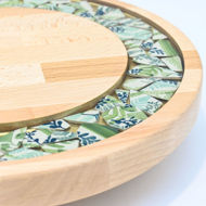 Picture of SMALL DECOR ROUND BOARD Flowers Mix