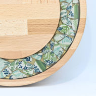 Picture of SMALL DECOR ROUND BOARD Flowers Mix