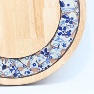 Obrazek Taca mała obrotowa - Ceramika Kwiaty MIX