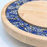 Picture of SMALL DECOR ROUND BOARD Flowers Mix