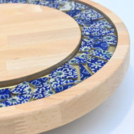 Picture of SMALL DECOR ROUND BOARD Flowers Mix