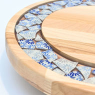 Picture of SMALL DECOR ROUND BOARD Flowers Mix