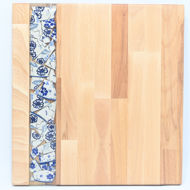 Obrazek Taca duża prost - ceramika Kwiaty MIX