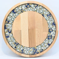 Picture of SMALL DECOR ROUND BOARD Flowers Mix
