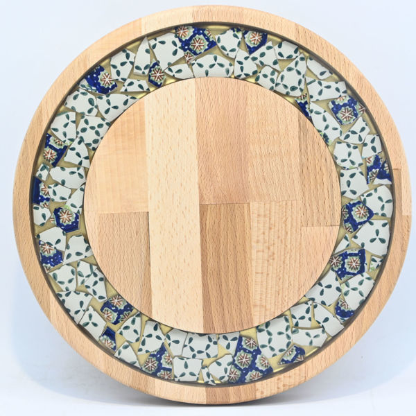 Picture of SMALL DECOR ROUND BOARD Flowers Mix
