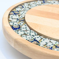 Picture of SMALL DECOR ROUND BOARD Flowers Mix