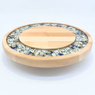 Picture of SMALL DECOR ROUND BOARD Flowers Mix