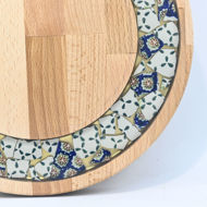 Picture of SMALL DECOR ROUND BOARD Flowers Mix
