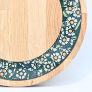 Obrazek Taca mała obrotowa - Ceramika Kwiaty MIX