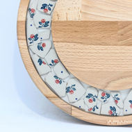 Picture of SMALL DECOR ROUND BOARD Flowers Mix