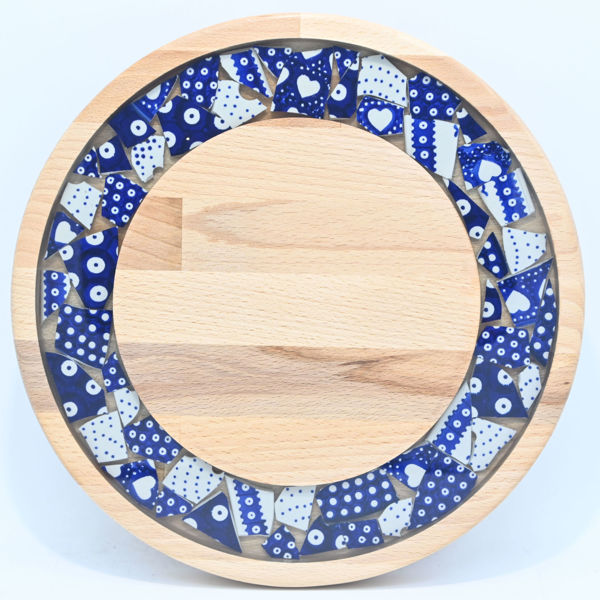 Obrazek Taca mała obrotowa - Ceramika MIX