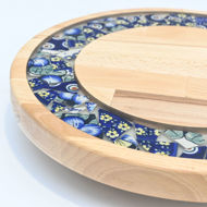 Obrazek Taca mała obrotowa - Ceramika Kwiaty MIX