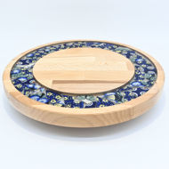 Obrazek Taca mała obrotowa - Ceramika Kwiaty MIX